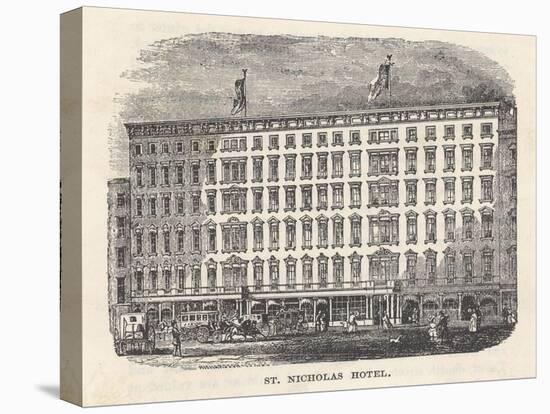 St. Nicholas Hotel New York-Richardson & Cox-Stretched Canvas