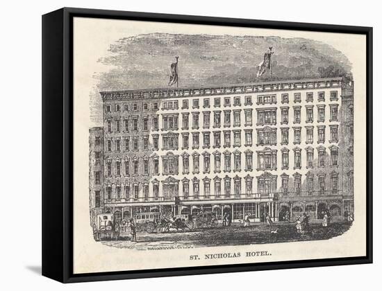 St. Nicholas Hotel New York-Richardson & Cox-Framed Stretched Canvas