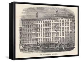 St. Nicholas Hotel New York-Richardson & Cox-Framed Stretched Canvas