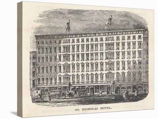 St. Nicholas Hotel New York-Richardson & Cox-Stretched Canvas