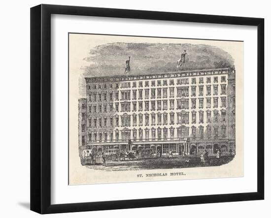 St. Nicholas Hotel New York-Richardson & Cox-Framed Art Print