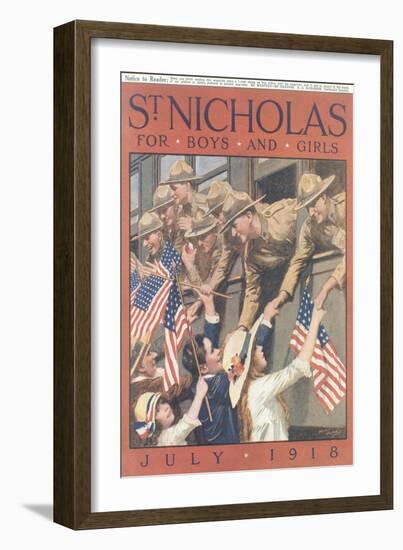 St. Nicholas Magazine Cover-null-Framed Giclee Print