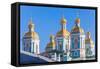 St. Nicholas Naval Cathedral, Saint-Petersburg, Russia-Eugene Sergeev-Framed Stretched Canvas