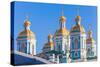 St. Nicholas Naval Cathedral, Saint-Petersburg, Russia-Eugene Sergeev-Stretched Canvas