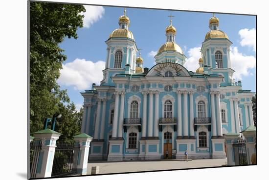 St Nicholas Naval Cathedral, St Petersburg, Russia, 2011-Sheldon Marshall-Mounted Photographic Print