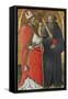 St. Nicholas of Bari and St. Benedict. Left wing of a triptych. Ca. 1400-Giovanni dal Ponte-Framed Stretched Canvas