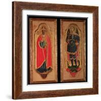 St. Nicholas of Bari and St. Michael, C.1423-Fra Angelico-Framed Giclee Print