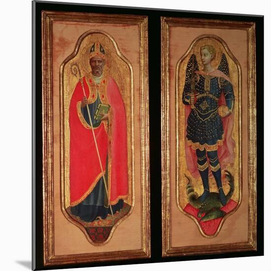St. Nicholas of Bari and St. Michael, C.1423-Fra Angelico-Mounted Giclee Print