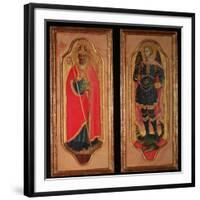 St. Nicholas of Bari and St. Michael, C.1423-Fra Angelico-Framed Giclee Print