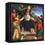 St Nicholas of Bari Enthroned-Andrea Sabatini-Framed Stretched Canvas