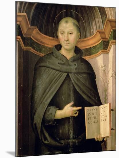 St. Nicholas of Tolentino-Pietro Perugino-Mounted Giclee Print