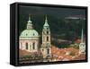 St. Nicholas's Church, Prague, Czech Republic-Russell Young-Framed Stretched Canvas