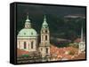 St. Nicholas's Church, Prague, Czech Republic-Russell Young-Framed Stretched Canvas