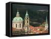 St. Nicholas's Church, Prague, Czech Republic-Russell Young-Framed Stretched Canvas