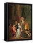 St. Nicholas's Day-Francois Louis Joseph Watteau-Framed Stretched Canvas