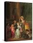 St. Nicholas's Day-Francois Louis Joseph Watteau-Stretched Canvas