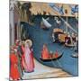 St Nicholas Saves Mira from Famine, C1327-1332-Ambrogio Lorenzetti-Mounted Giclee Print