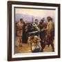 St Nicholas Saving Three Innocents from Execution, C1888-Il'ya Repin-Framed Giclee Print