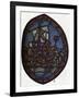 'St Nicholas window in the Jerusalem Chamber of Westminster Abbey: Nicholas and the false pilgrim'-Unknown-Framed Giclee Print