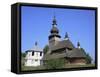 St. Nicholas Wooden Church, Svaliava, Zakarpattia Oblast, Transcarpathia, Ukraine-Ivan Vdovin-Framed Stretched Canvas