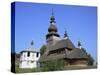 St. Nicholas Wooden Church, Svaliava, Zakarpattia Oblast, Transcarpathia, Ukraine-Ivan Vdovin-Stretched Canvas