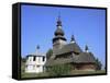 St. Nicholas Wooden Church, Svaliava, Zakarpattia Oblast, Transcarpathia, Ukraine-Ivan Vdovin-Framed Stretched Canvas