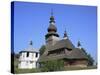 St. Nicholas Wooden Church, Svaliava, Zakarpattia Oblast, Transcarpathia, Ukraine-Ivan Vdovin-Stretched Canvas