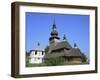 St. Nicholas Wooden Church, Svaliava, Zakarpattia Oblast, Transcarpathia, Ukraine-Ivan Vdovin-Framed Photographic Print