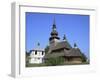 St. Nicholas Wooden Church, Svaliava, Zakarpattia Oblast, Transcarpathia, Ukraine-Ivan Vdovin-Framed Photographic Print