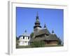 St. Nicholas Wooden Church, Svaliava, Zakarpattia Oblast, Transcarpathia, Ukraine-Ivan Vdovin-Framed Photographic Print