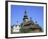 St. Nicholas Wooden Church, Svaliava, Zakarpattia Oblast, Transcarpathia, Ukraine-Ivan Vdovin-Framed Photographic Print