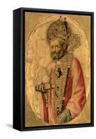 St. Nicholas-Antonio Vivarini-Framed Stretched Canvas