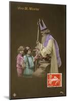 St Nicolas Brings Gifts-null-Mounted Art Print