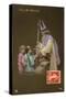 St Nicolas Brings Gifts-null-Stretched Canvas