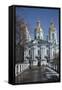 St. Nikolas's Cathedral, St. Petersburg, Russia, Europe-Godong-Framed Stretched Canvas