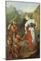 St. Notburga, Distributing Alms to the Poor-Johann Georg Hoettinger-Mounted Giclee Print