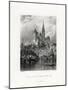 St Omer and the Cathedral, Strasbourg, France, 19th Century-W Richardson-Mounted Giclee Print