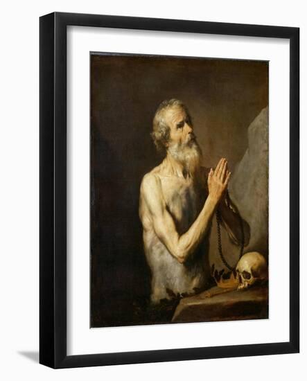 St. Onuphrius, 1637-Jusepe de Ribera-Framed Giclee Print