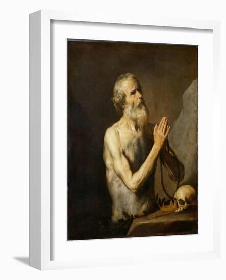 St. Onuphrius, 1637-Jusepe de Ribera-Framed Giclee Print