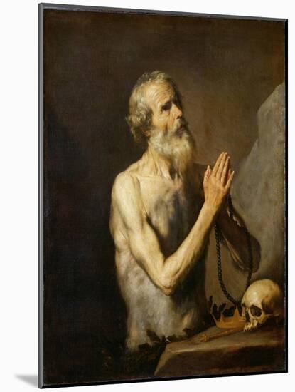 St. Onuphrius, 1637-Jusepe de Ribera-Mounted Giclee Print