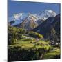 St. Oswald, Puster Valley, Tirol, Gailtal, Carnic Alps, East Tyrol, Tyrol, Austria-Rainer Mirau-Mounted Photographic Print