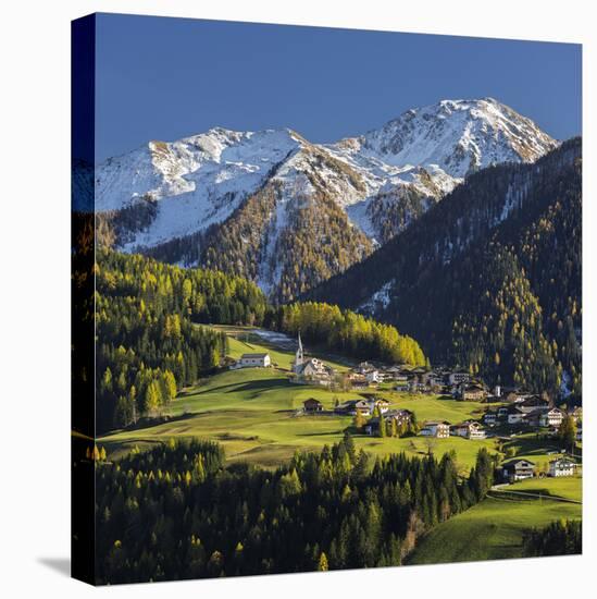 St. Oswald, Puster Valley, Tirol, Gailtal, Carnic Alps, East Tyrol, Tyrol, Austria-Rainer Mirau-Stretched Canvas
