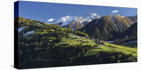 St. Oswald, Puster Valley, Tirol, Gailtal, Carnic Alps, East Tyrol, Tyrol, Austria-Rainer Mirau-Stretched Canvas