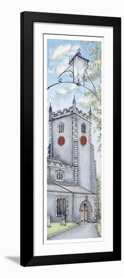 St Oswald's Church Clock, Warton, Lancashire, 2009-Sandra Moore-Framed Giclee Print