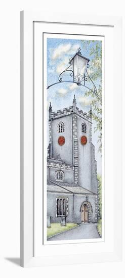 St Oswald's Church Clock, Warton, Lancashire, 2009-Sandra Moore-Framed Premium Giclee Print