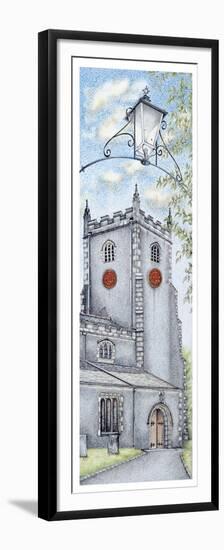 St Oswald's Church Clock, Warton, Lancashire, 2009-Sandra Moore-Framed Premium Giclee Print