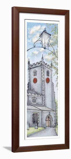 St Oswald's Church Clock, Warton, Lancashire, 2009-Sandra Moore-Framed Premium Giclee Print