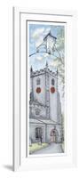 St Oswald's Church Clock, Warton, Lancashire, 2009-Sandra Moore-Framed Giclee Print