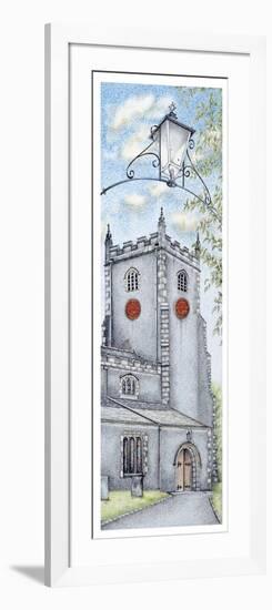 St Oswald's Church Clock, Warton, Lancashire, 2009-Sandra Moore-Framed Giclee Print