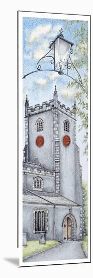 St Oswald's Church Clock, Warton, Lancashire, 2009-Sandra Moore-Mounted Giclee Print